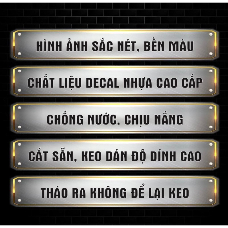 Tem Logo Decal Dán Xe Máy Tem Southvietnam Sticker