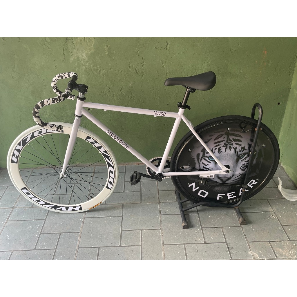 Xe đạp Fixed Gear tay cong 2 lip Vành 60 có ốp vành - 2023