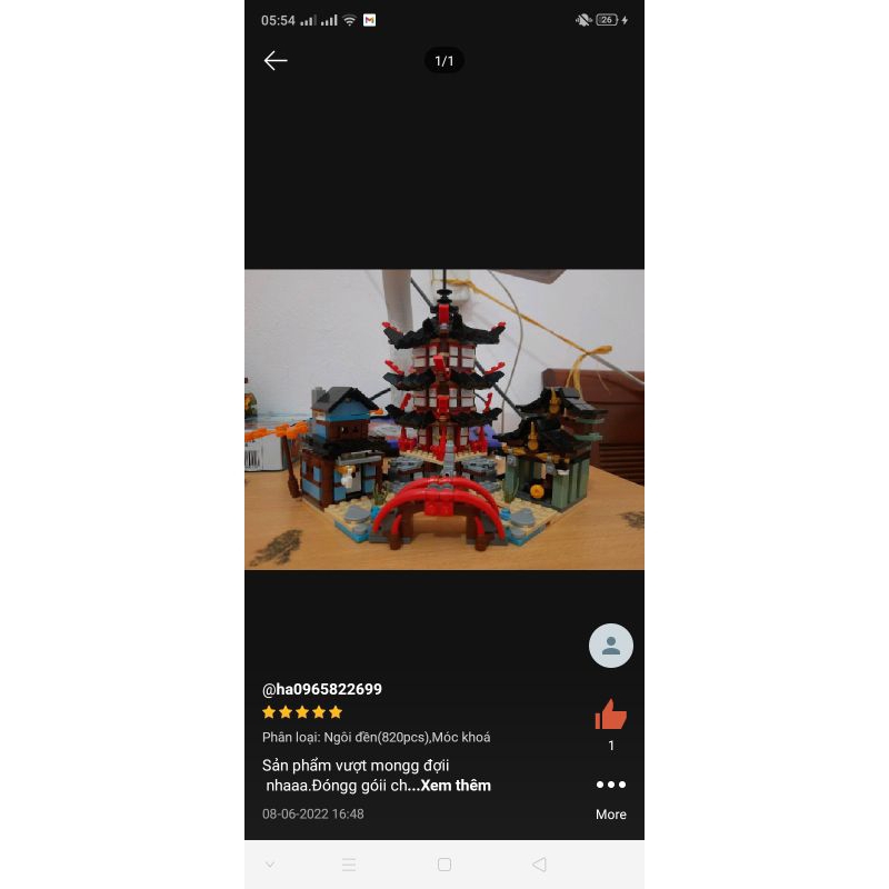 Lego Ninjago mô hình rồng xanh