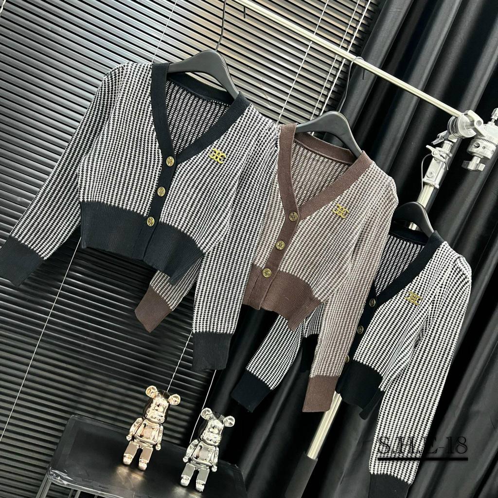 ÁO LEN SỌC CARO TAG CELIN CHẤT DÀY ĐẸP HÀNG QC