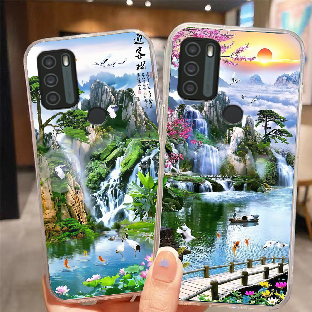 Ốp lưng vsmart Star 5 / vsmart Joy 4 / vsmart Live 4 in hình phong cảnh phong thủy tài lộc