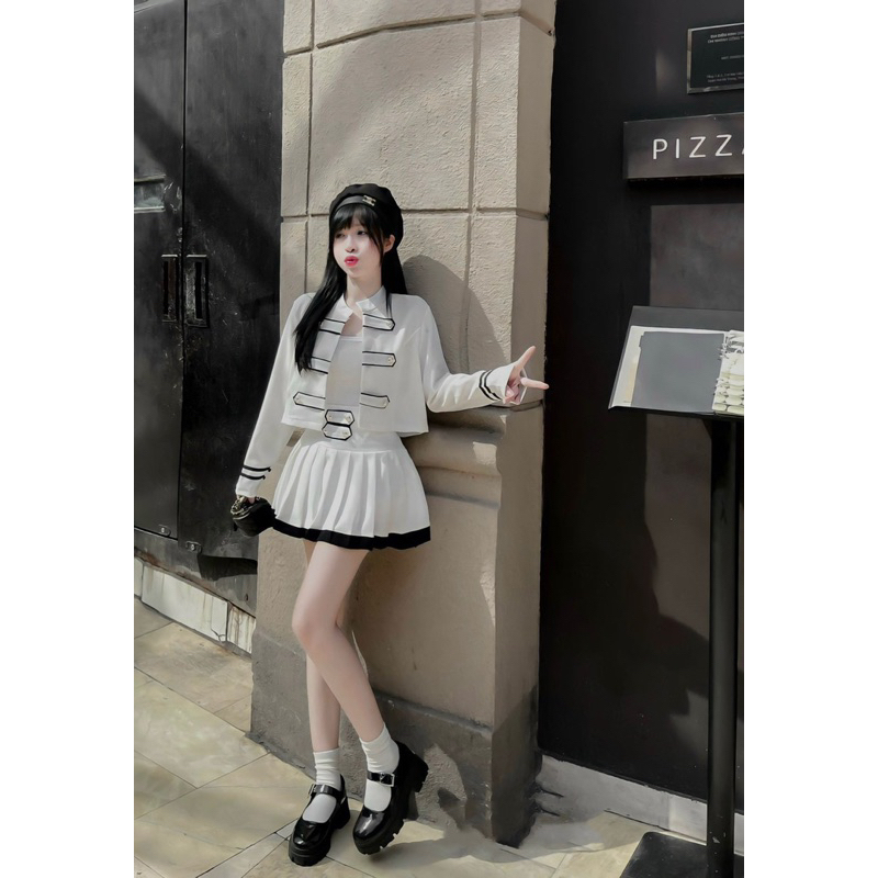 Sét 3 Chi Tiết Áo Váy Kèm Áo Trong_Hàng Đẹp _ Gía Rẻ