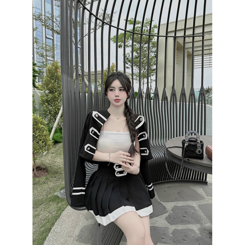 Sét 3 Chi Tiết Áo Váy Kèm Áo Trong_Hàng Đẹp _ Gía Rẻ