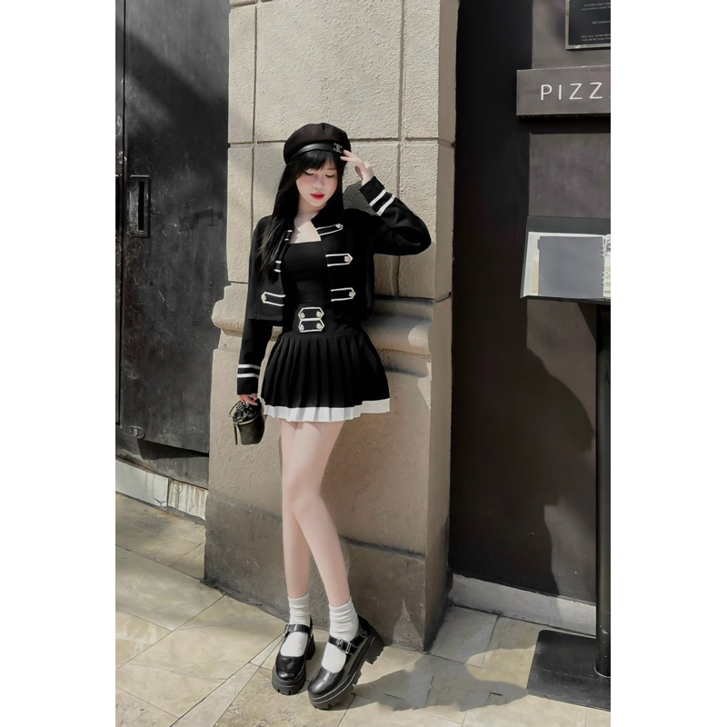 Sét 3 Chi Tiết Áo Váy Kèm Áo Trong_Hàng Đẹp _ Gía Rẻ