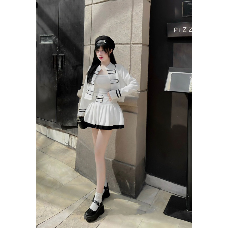 Sét 3 Chi Tiết Áo Váy Kèm Áo Trong_Hàng Đẹp _ Gía Rẻ