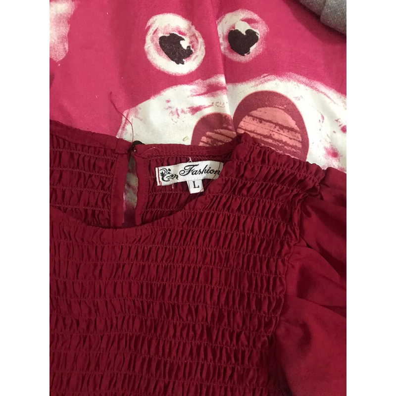 Pass váy maxi đỏ size L