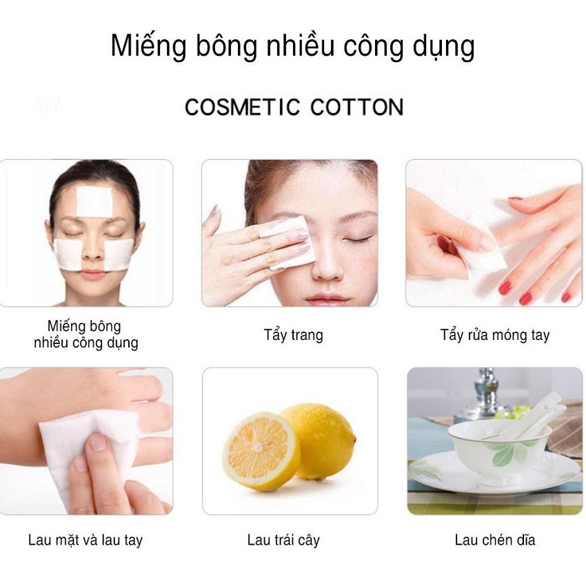Bông tẩy trang Lameila 222 miếng
