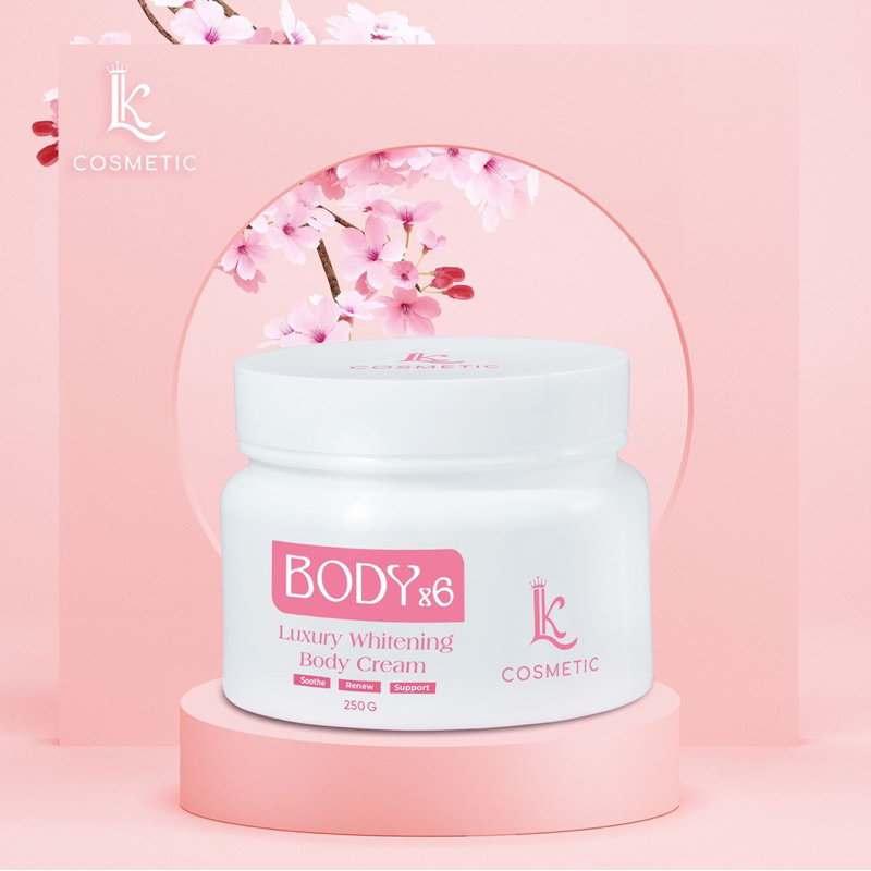 Kem Body X6 Cream 250g LinhKool , Kem Dưỡng Trắng Chuyên Sâu, Dưỡng Ẩm, Chống Nắng Da Hiệu Quả Luxury whitening Body