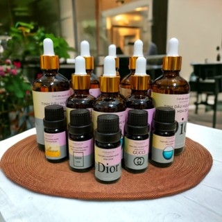  Tinh Dầu Thơm Phòng Nguyên Chất Hương Nước Hoa Cao Cấp 10ml và 50ml 