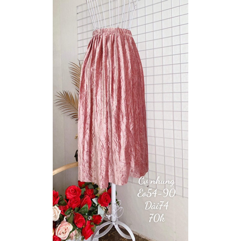 Chân váy Nhung len dạ bigsize