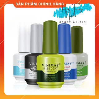Base - top -cứng móng-top lì vinimay chính hãng- phụ kiện đồ nail hàtrang_nails
