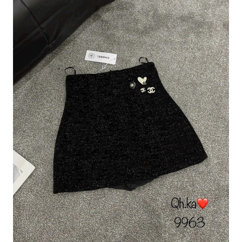 CHÂN VÁY NHŨ DÁNG A CẠP CAO TAG X HÀNG QCL1 MS27910