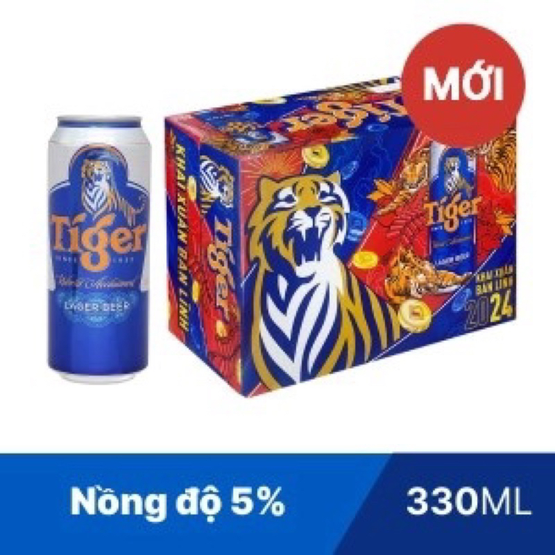 Bia tiger Xuân 330ml