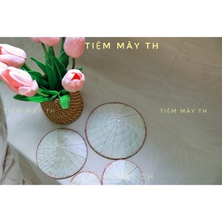 (Kho sỉ) Nón lá mini TIỆM MÂY TH trang trí, nón mini decor