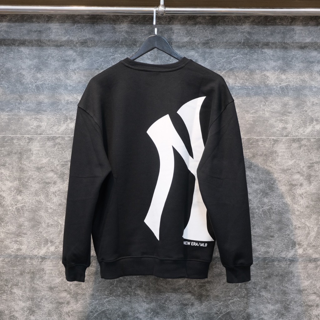 Áo Nỉ Sweater New Era Logo Thêu Xù New York Lệch Hàng Chính Hãng CODE: 13330060 | Rabbit Authentic