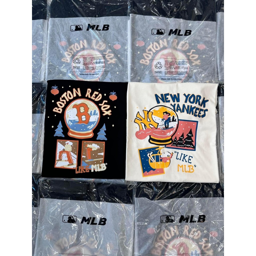 Áo Thun MLB Like Noel Form Overfit Hàng Chính Hãng 3ATSL1134GP001 | Rabbit Authentic