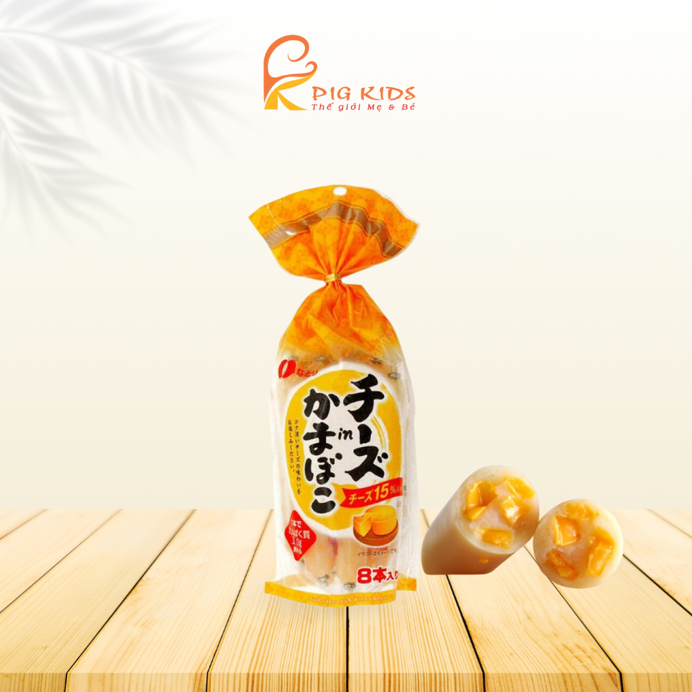 Xúc Xích Phô Mai Cá Tuyết Natori Nhật Bản Cho Bé 12m+