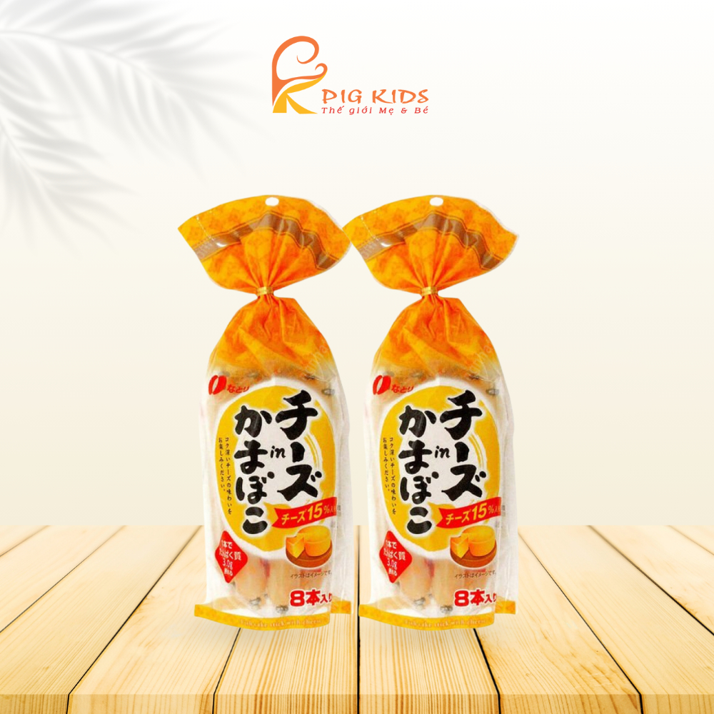 Xúc Xích Phô Mai Cá Tuyết Natori Nhật Bản Cho Bé 12m+