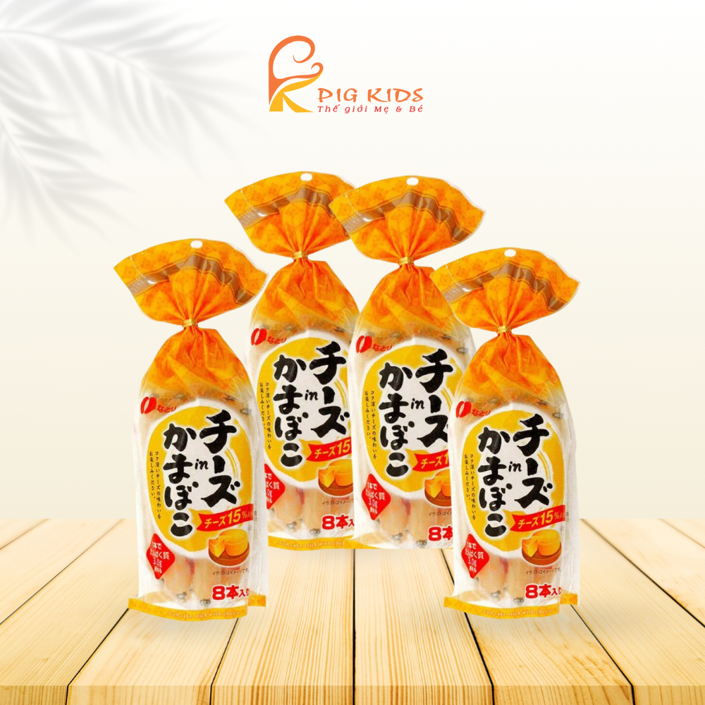 Xúc Xích Phô Mai Cá Tuyết Natori Nhật Bản Cho Bé 12m+