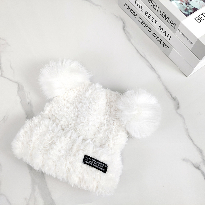 Mũ Len Lông Thỏ Tai Tròn 🌟FREESHIP🌟 Nón Bucket Len Dễ Thương Cho Bé