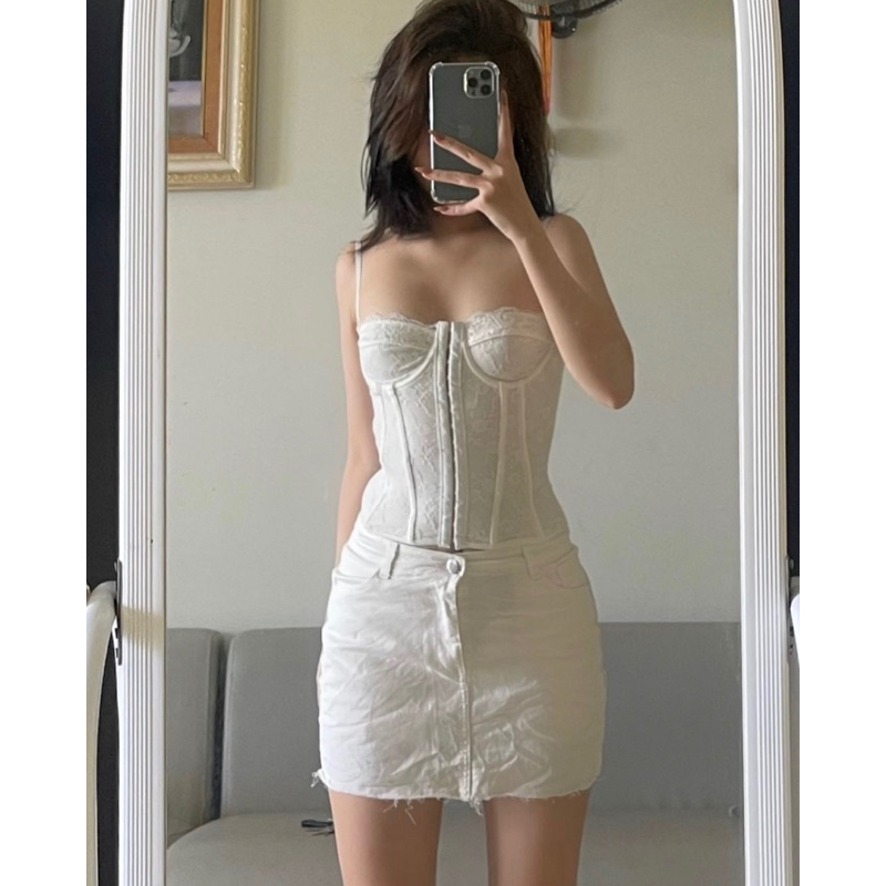 Áo corset ren FLOWERS CORSET