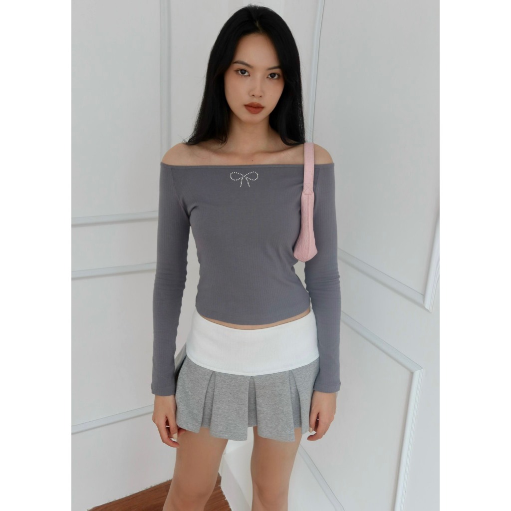 DECOS | VÁY XẾP LY NỈ CHÂN CUA