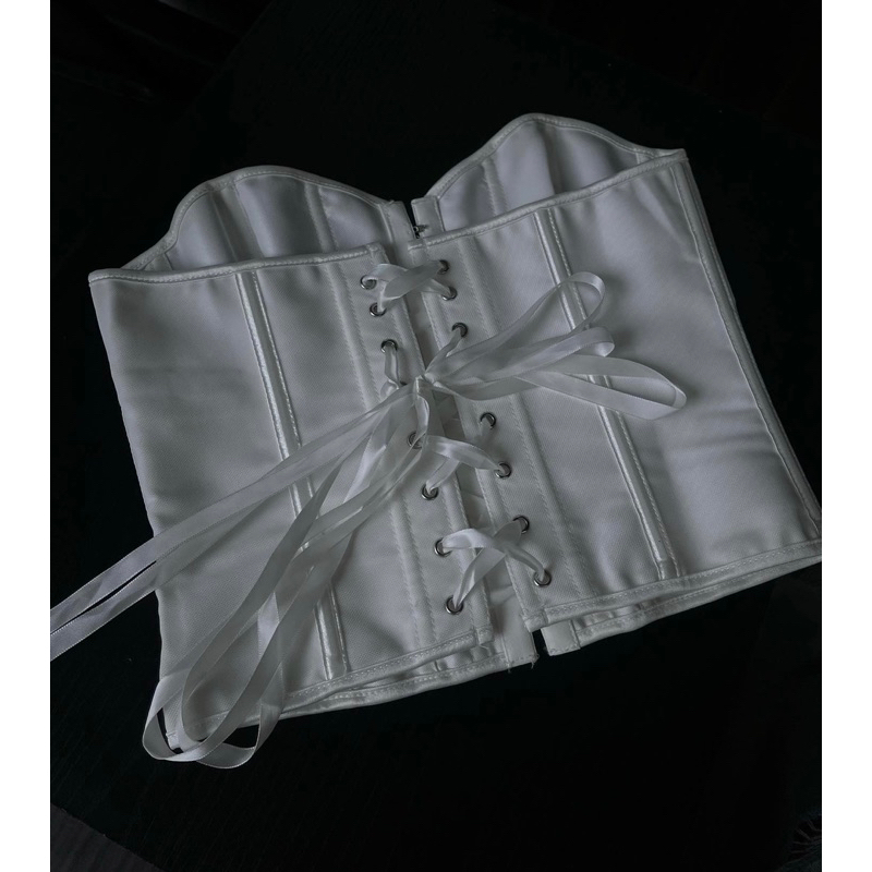 Áo ống corset WHITE SHELL CORSET