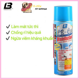 Bình xịt LB vệ sinh dụng cụ cắt tỉa kéo tông đơ - OmonPet