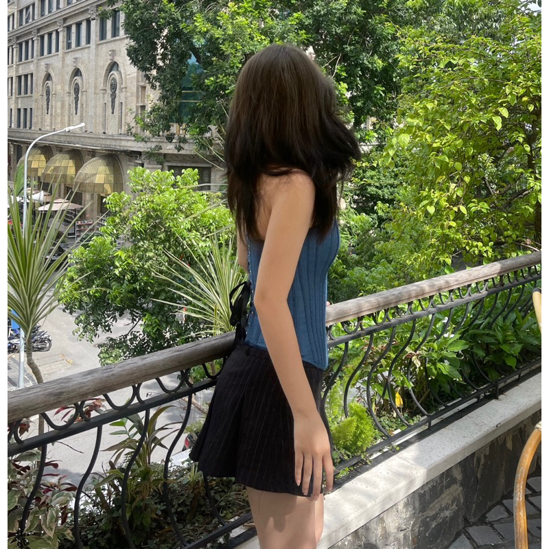 Áo ống Corset DARK BLUE CORSET