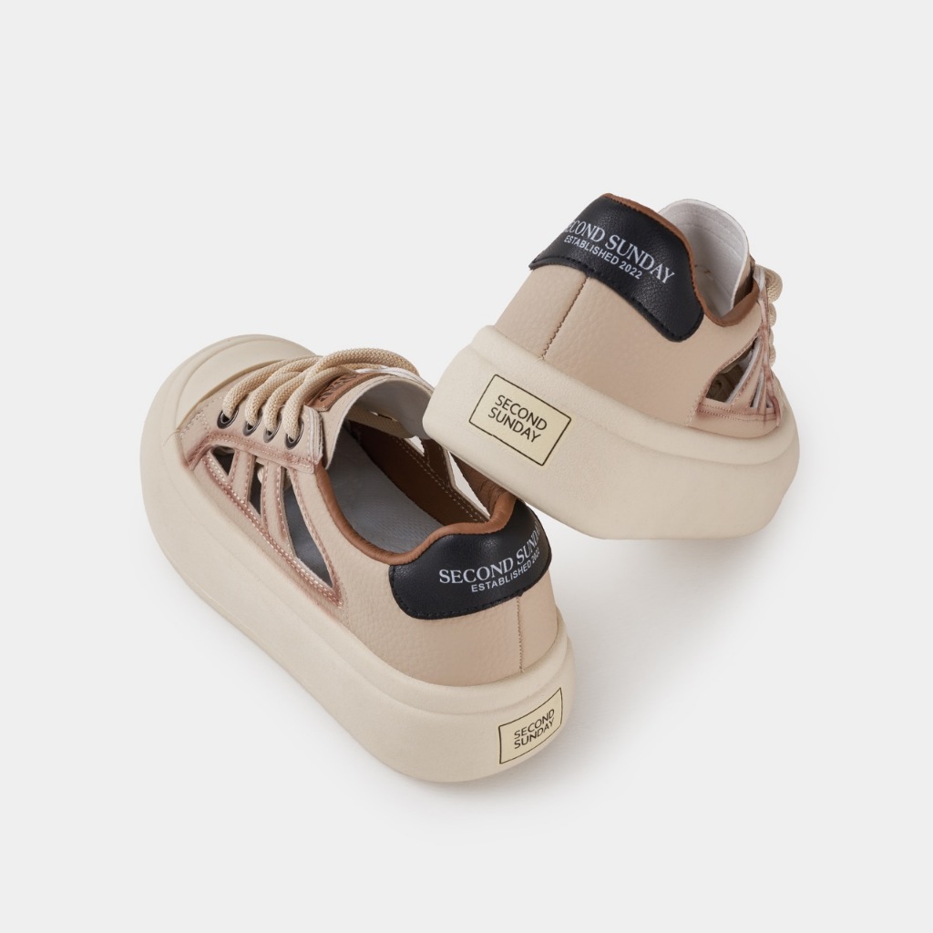 Giày Thể Thao Sneaker Nữ Second Sunday Capuchino 2.0 Đế Tăng Chiều Cao 4cm SK21