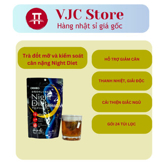 Trà Giảm cân đêm Night Diet Tea Orihiro Nhật Bản date 2024