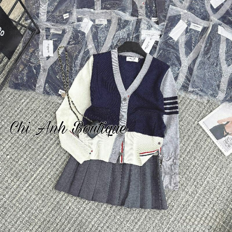 💘 Áo Cardigan Thom Phối Màu Quảng Châu