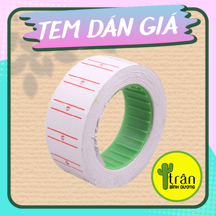 Tag bấm, thẻ bấm cột tóc, phụ kiện - size mini - tặng cuộn tem ghi giá