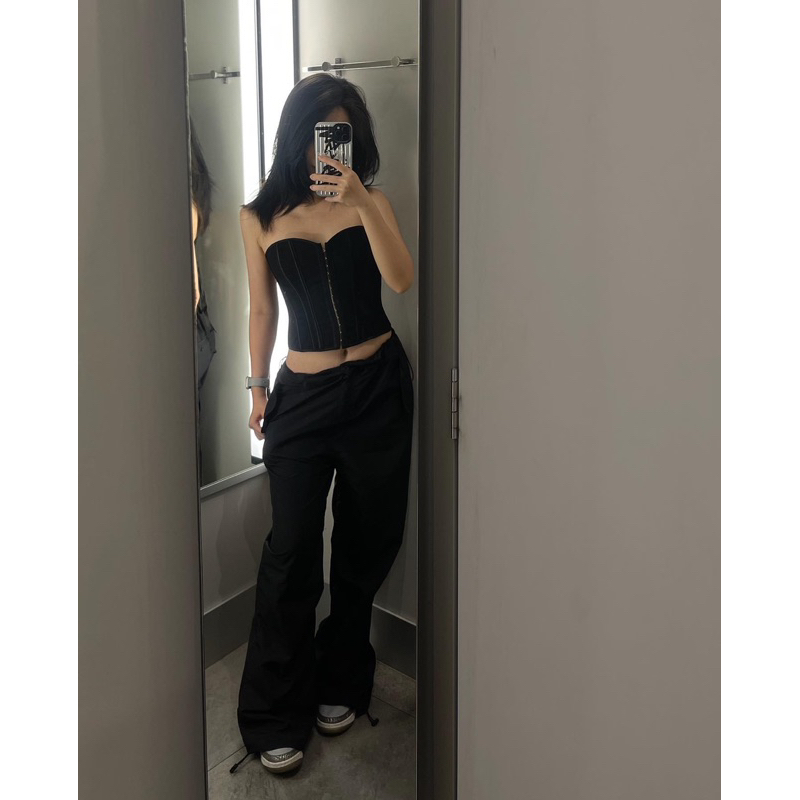 Áo ống corset BLACK SHELL CORSET