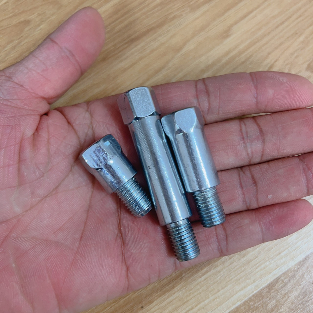 Ốc Nối Độ 10li ren thuận gắn gương thời trang cho nhiều dòng xe honda như wave, ab, sh, winner....