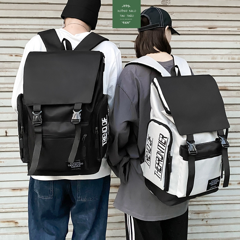 Balo, balo Nam, balo thời trang fom rộng nắp gập Nx _xuongbalothuthao
