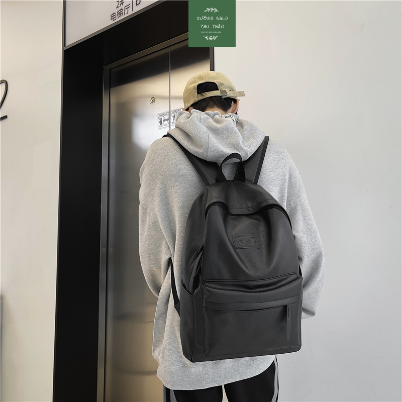 Balo da chống nước, balo đi học balo nữ, balo nam thời trang phong cách hàn quốc XUONGBALOTHUTHAO