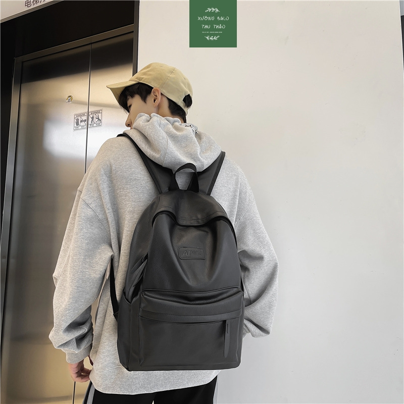 Balo da chống nước, balo đi học balo nữ, balo nam thời trang phong cách hàn quốc XUONGBALOTHUTHAO