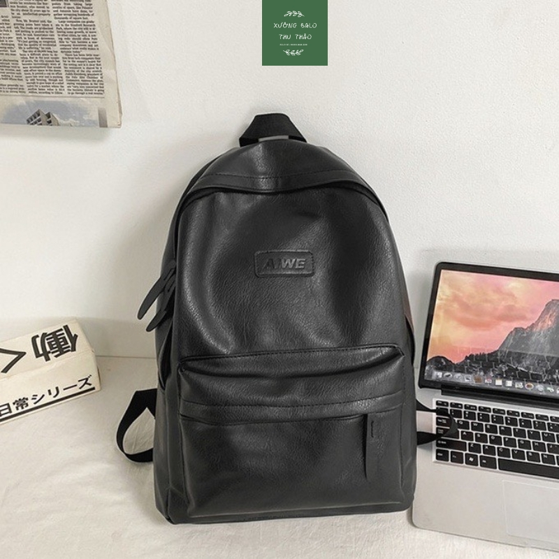 Balo da chống nước, balo đi học balo nữ, balo nam thời trang phong cách hàn quốc XUONGBALOTHUTHAO