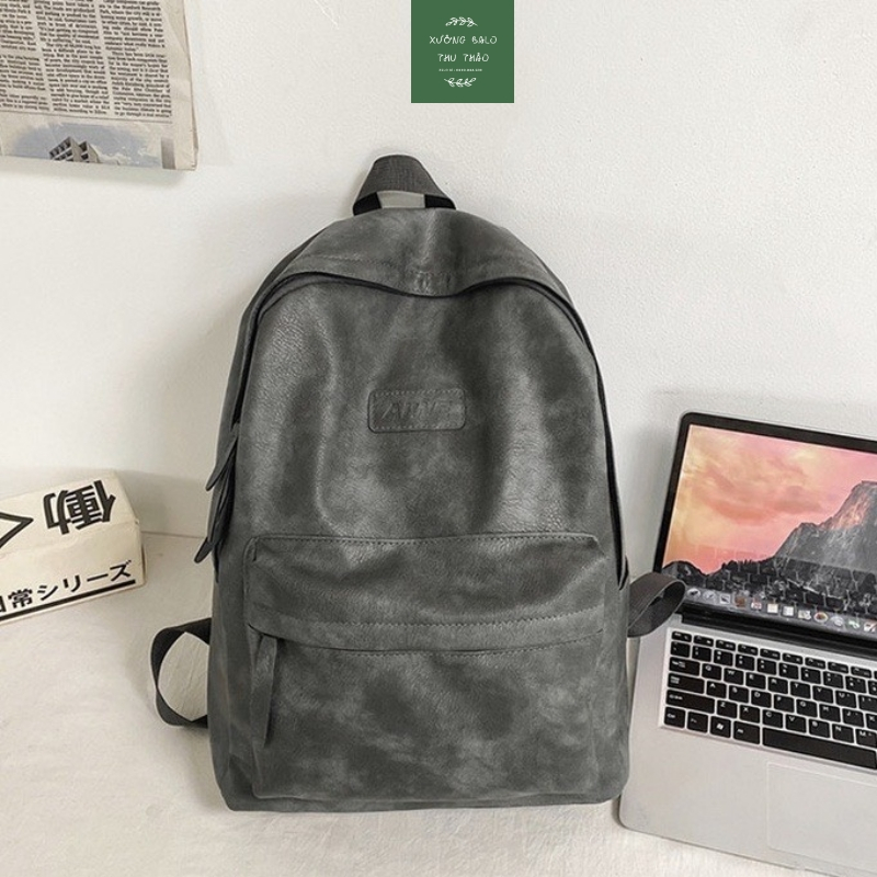 Balo da chống nước, balo đi học balo nữ, balo nam thời trang phong cách hàn quốc XUONGBALOTHUTHAO