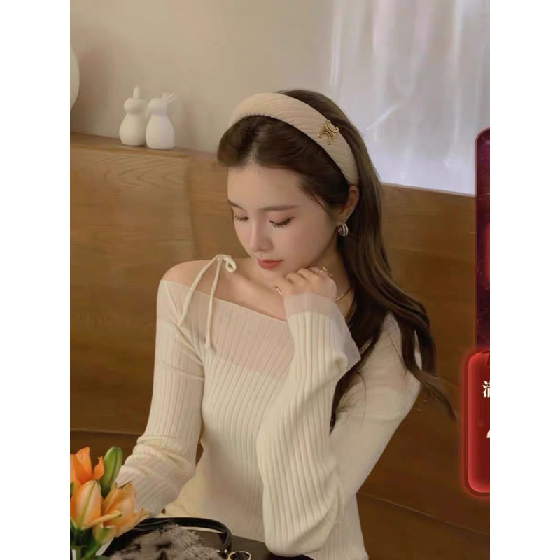 Đầm dệt kim trễ vai siêu đẹp - phuongnhi.clobe