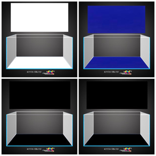 Decal màu dán hồ cá cảnh, bể thuỷ sinh tạo chiều sâu, tích hợp sẵn keo trên bề mặt