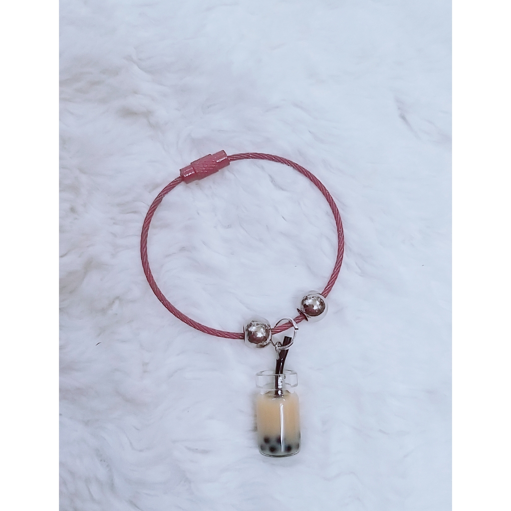 Vòng tay inox trà sữa " KHÔNG GỈ SÉT " . sỉ 10 vòng giá 80k