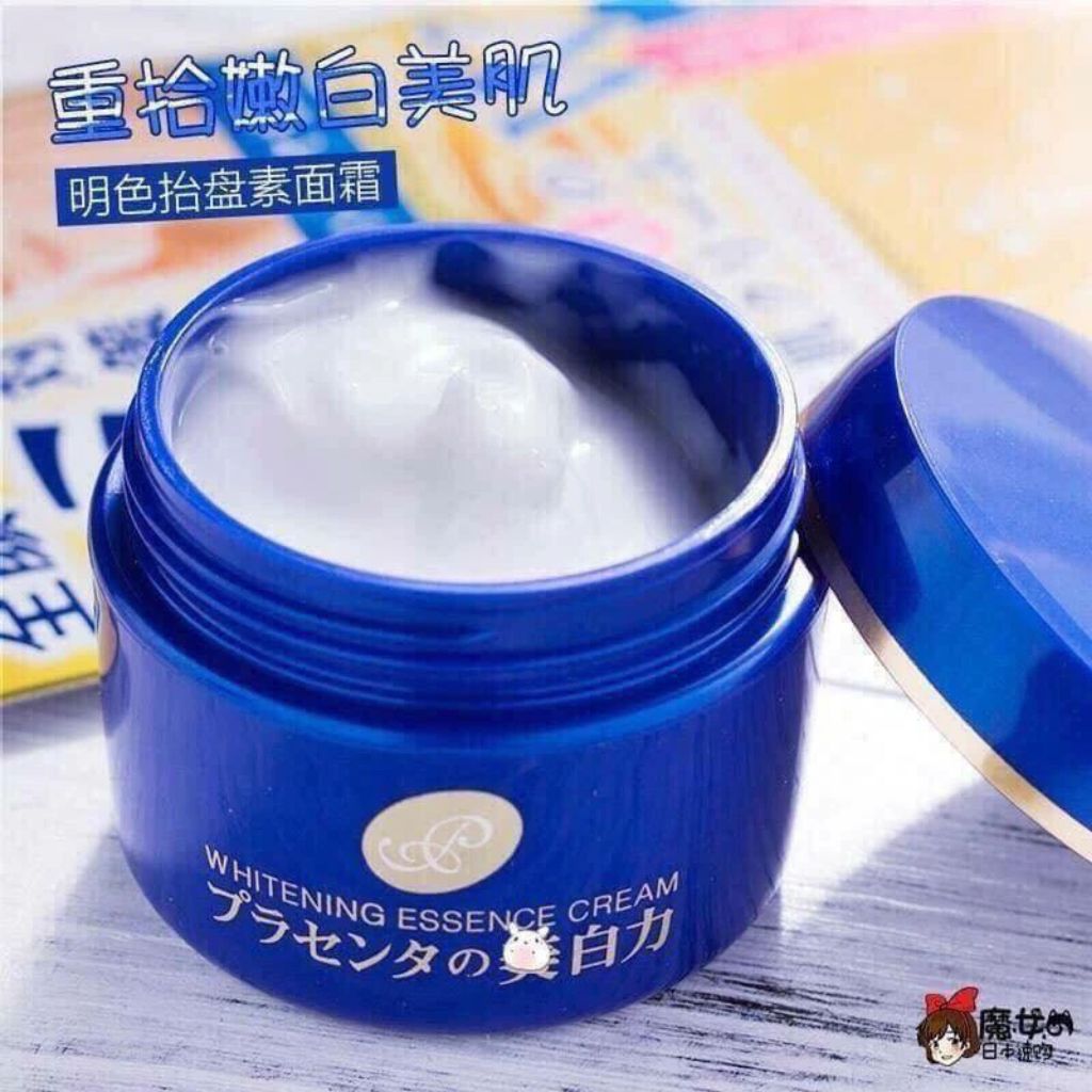 Kem dưỡng trắng da Meishoku Whitening Essence Cream dưỡng ẩm dưỡng trắng chống lão hóa Nhật Bản 55g - Bahachiha