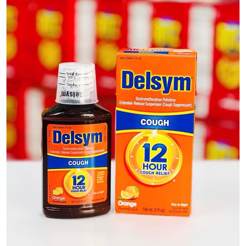 Siro Delsym 12Hour Cough Relief Day or Night 296ml của Mỹ