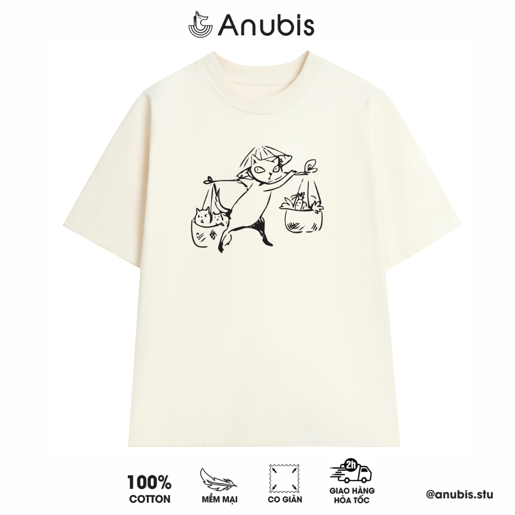 Áo Thun Mèo Bán Ghánh | ANUBIS STORE