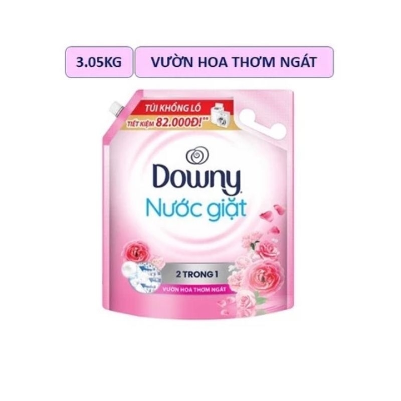 Nước Giặt Downy Matic Hương Vườn Hoa Thơm Ngát/Biển Xanh Tươi Mát/Hương Cam Chanh Túi 3.05 kg