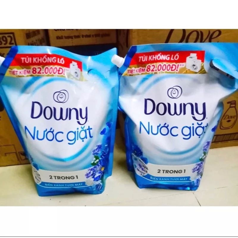 Nước Giặt Downy Matic Hương Vườn Hoa Thơm Ngát/Biển Xanh Tươi Mát/Hương Cam Chanh Túi 3.05 kg