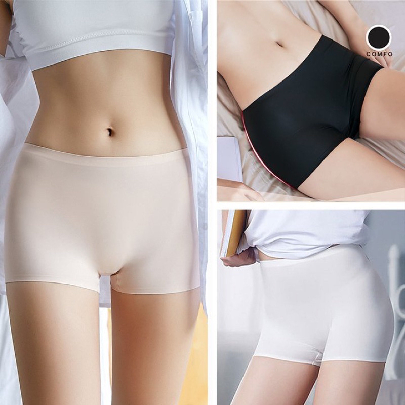 Quần Đùi Đúc Su Mặc Váy Không Đường May Thun Lạnh - Quần Mặc Váy Đúc Su Thoải Mái Mềm Mại