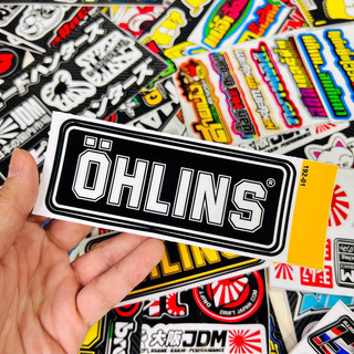 Tem Sticker Logo Ohlins Dán Trang Trí Xe Máy